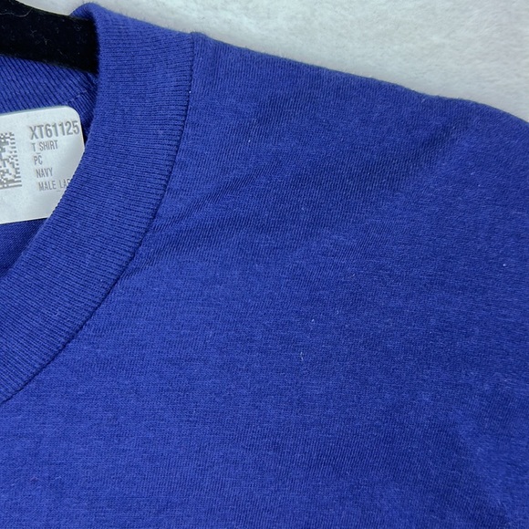 Vintage 1981 Men’s Short Sleeve T-shirt Navy Blue Size XLarge NWT - Picture 5 of 11